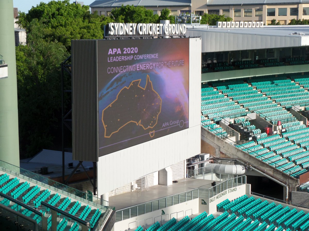 SCG__events's tweet image. Impress your guests &amp;amp; wow them with your company logo, live content or guest photos on the big screen! functions@scgevents.com.au #scgevents
