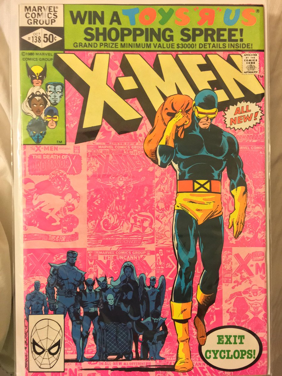 cgpoirier's tweet photo. My wife found a comic on her search list today at #arkhamcomix #xmen #marvelcomics https://t.co/l9EbpaePVx