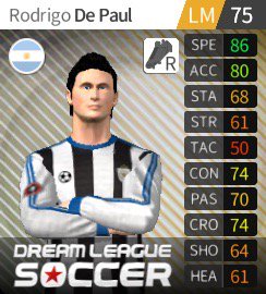 I have just bought Rodrigo De Paul in #dreamleaguesoccer