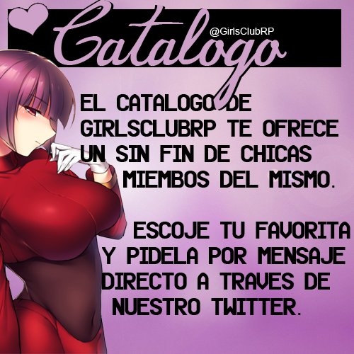 GirlsClubRP's tweet photo. || Este catalogo estará anclado y en los siguientes Tweets seguirán las páginas del catalogo de nuestro club. Si te gusta Rt y Fav. https://t.co/wVTQvtGI6p