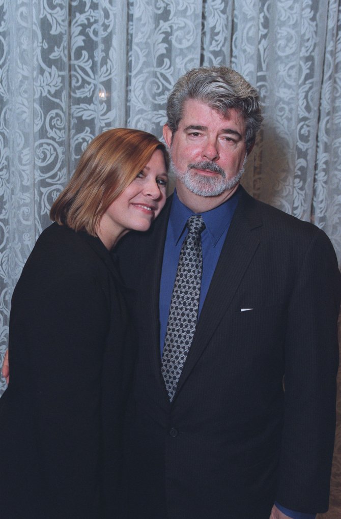 Lucas remembers Carrie Fisher "She was our great and powerful