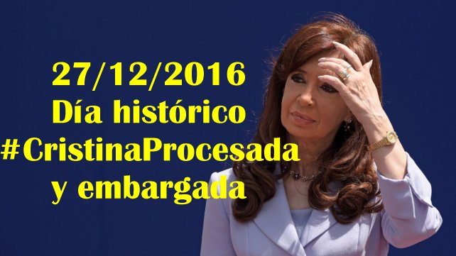 victorfyt's tweet photo. Un día lleno de buenas noticias:
1. El #Blanqueo ya está en 90.000 millones de USD.
2. #CristinaProcesada.
3. La Corte confirmó a Bonadío. https://t.co/QJCHPptZpD
