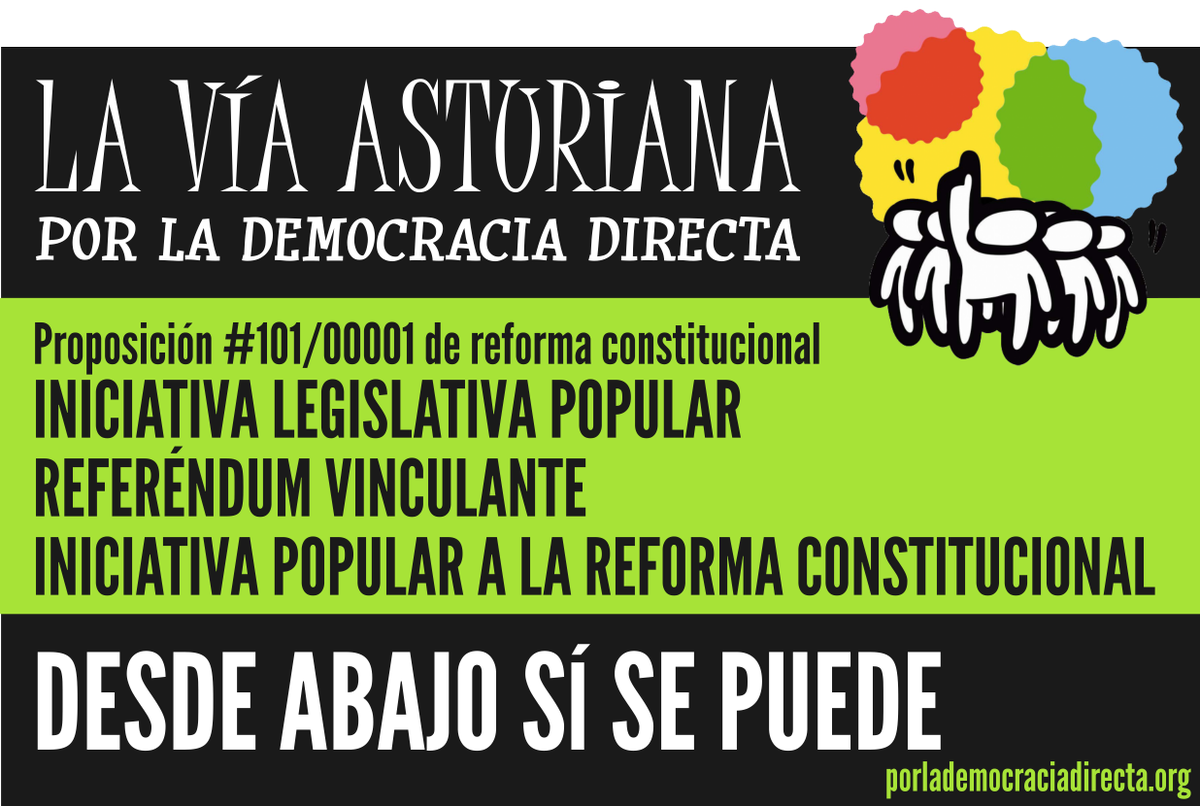 conflu15Mbcn's tweet photo. Exigimos #Libertadespolíticas de democracia directa, las herramientas de las asambleas #ViaAsturiana https://t.co/S8hxGHpziE  #Descaro15M
