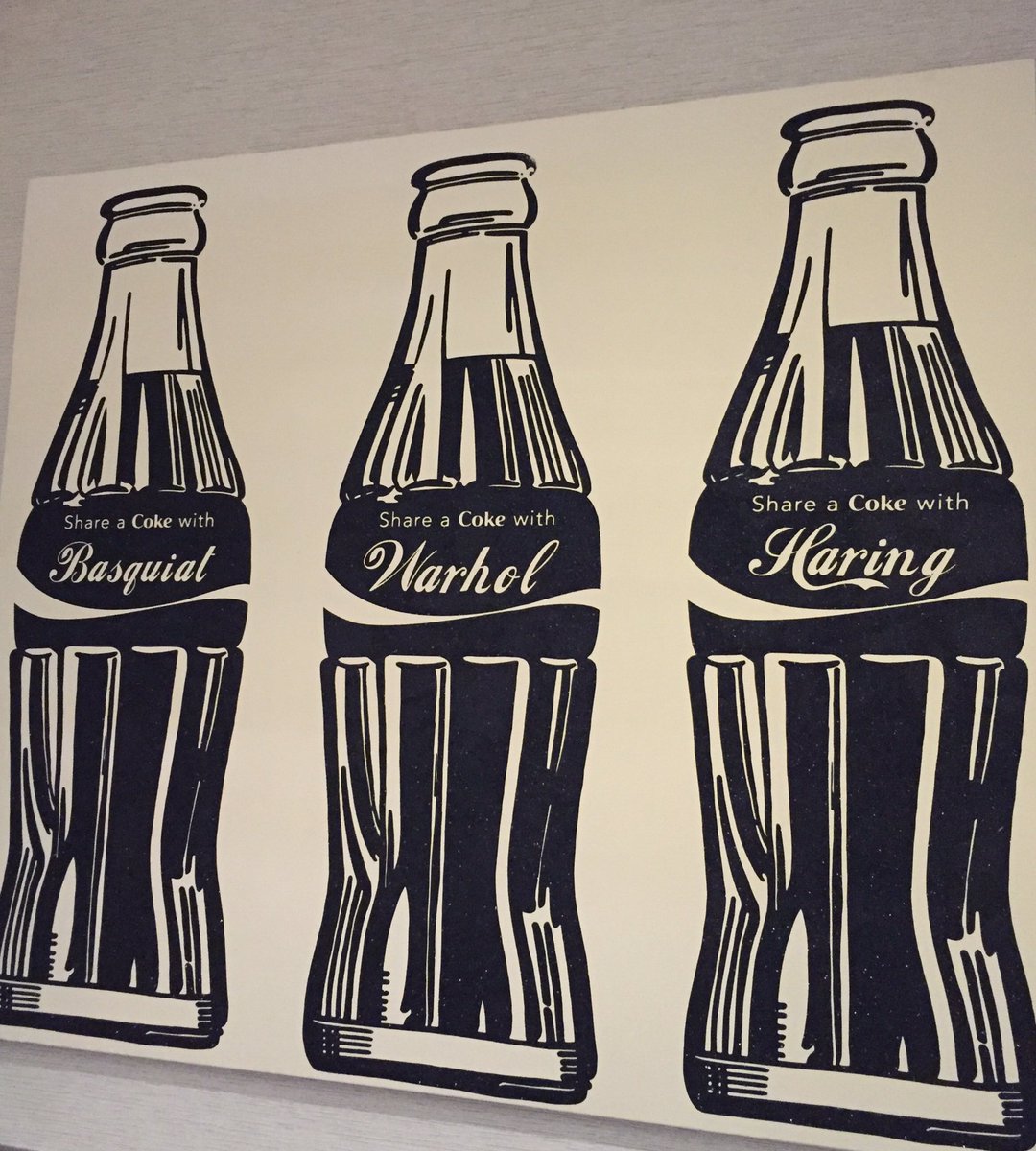 BiblioSzabo's tweet photo. #PopArt by #KnowledgeBennett #Basquiat #Warhol #Haring @ATLairport #ATL @CocaCola @Delta @get2KNOWBENNETT https://t.co/4KyjPT4ldx