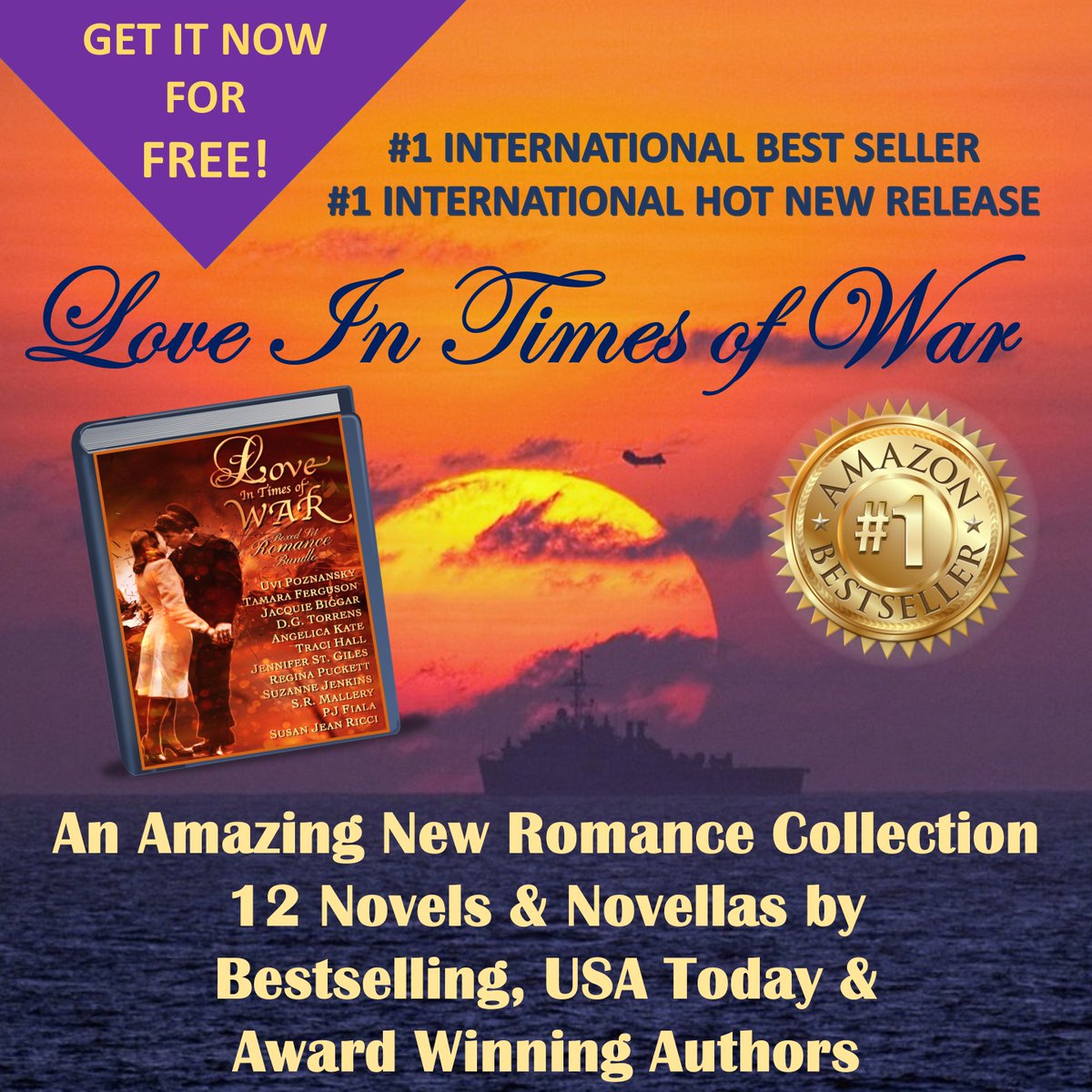 Tammysdragonfly's tweet image. ✨DOWNLOAD #FREE✨
ROMANCE #BOXSET
'A Truly Excellent Anthology'
✨LOVE IN TIMES OF WAR✨
STORIES OF SACRIFICE
#LuvnWar
bookShow.me/B01M0SOXQW