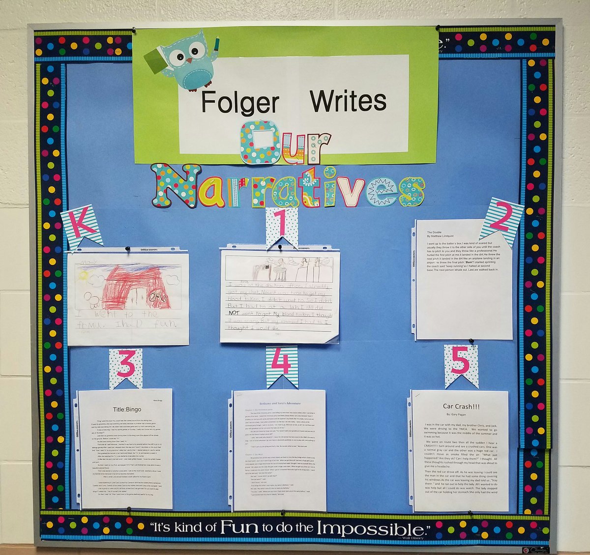 FolgerAACPS's tweet photo. Folger writes!  Come read our narratives. https://t.co/meUGDK9IaB