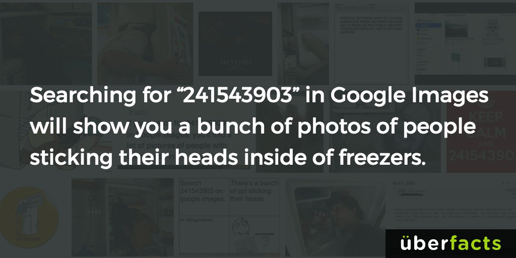 UberFacts's tweet photo. The internet is weird. https://t.co/Rfkkz2T97J