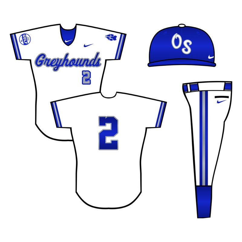TheGCConference's tweet image. UNIFORM UPDATE: Ocean Springs Baseball (Primary).