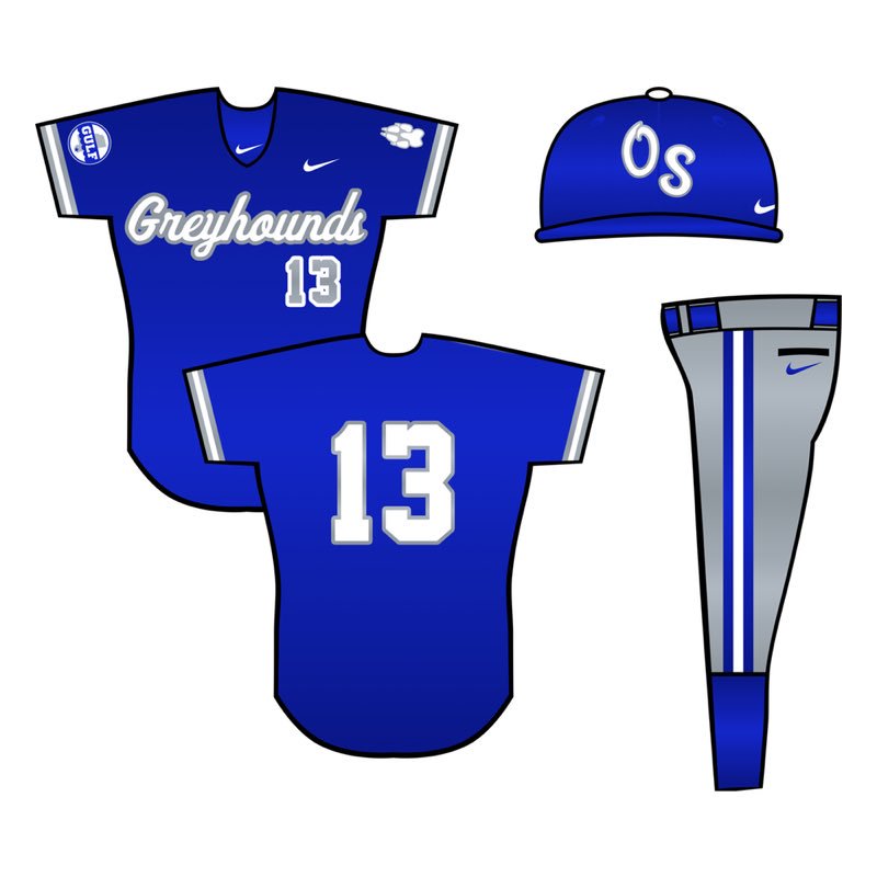 TheGCConference's tweet image. UNIFORM UPDATE: Ocean Springs Baseball (Primary).