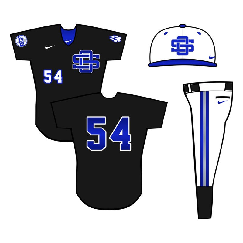 TheGCConference's tweet image. UNIFORM UPDATE: Ocean Springs Baseball (Primary).