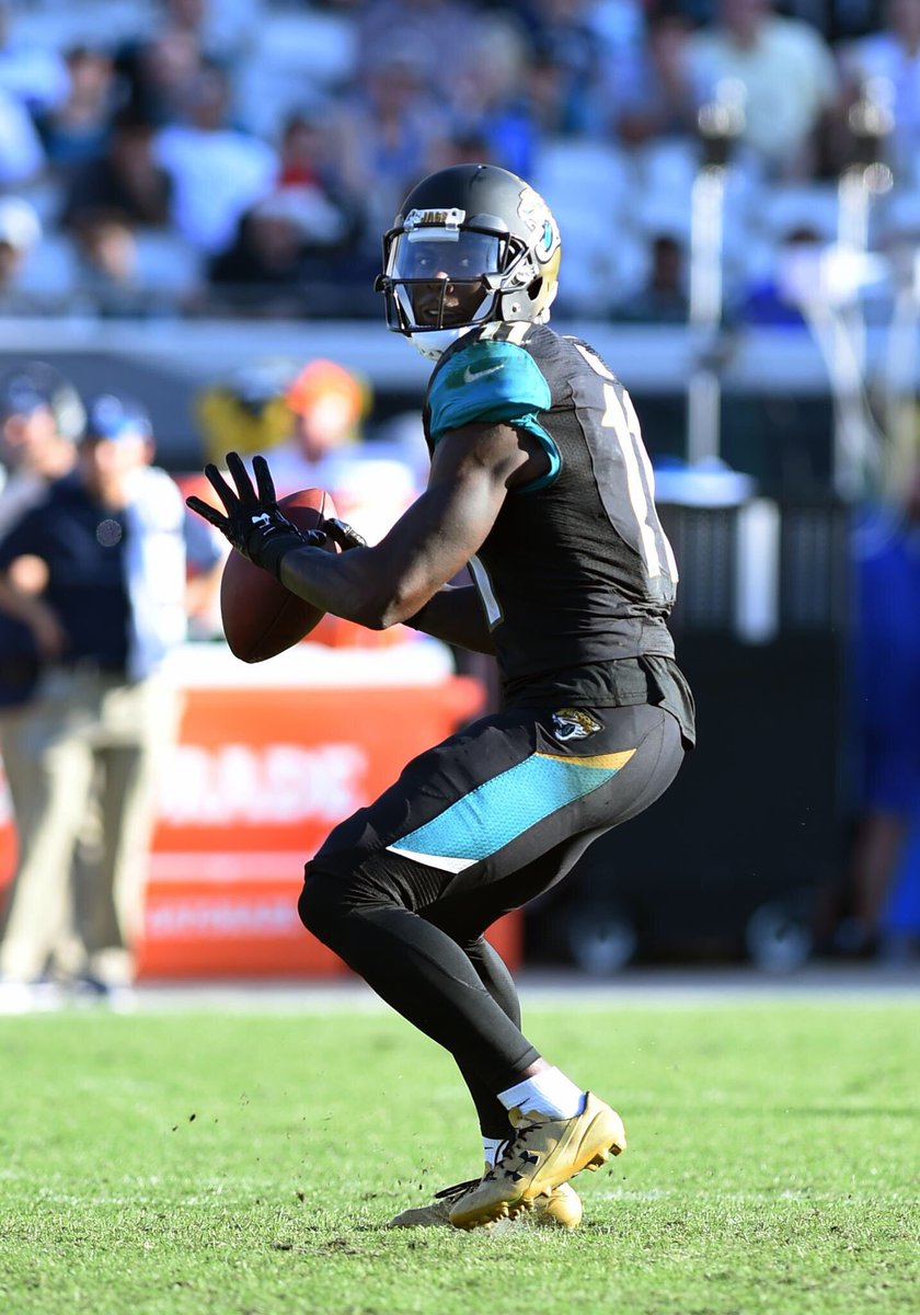 Jaguars's tweet photo. WR @TeamLee1 is the first player with 3+ Rec. TDs, a kick return TD &amp; a passing TD in a single season in 43 years. https://t.co/L9jX1uKvSg