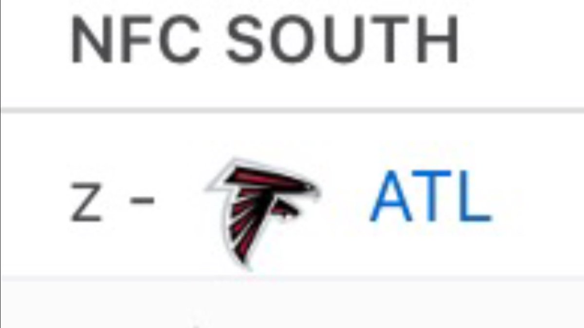 AtlantaFalcons's tweet photo. That 'z' sure is nice. 

#RiseUp https://t.co/qDBq3wcsE3