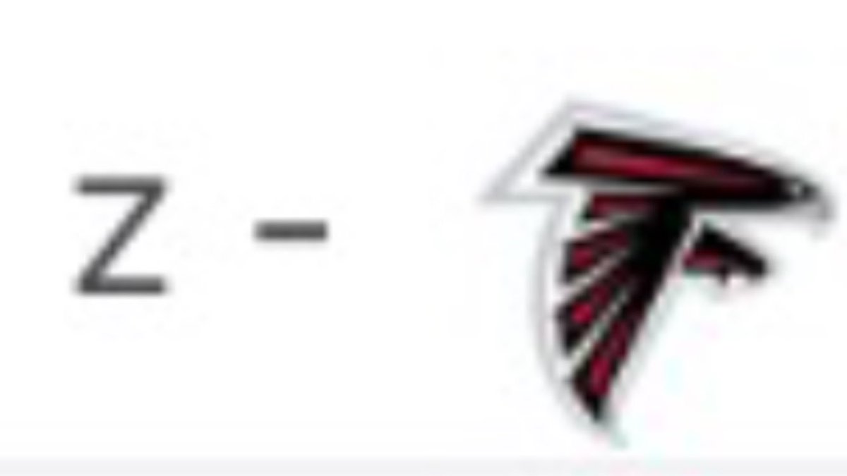 AtlantaFalcons's tweet photo. That 'z' sure is nice. 

#RiseUp https://t.co/qDBq3wcsE3