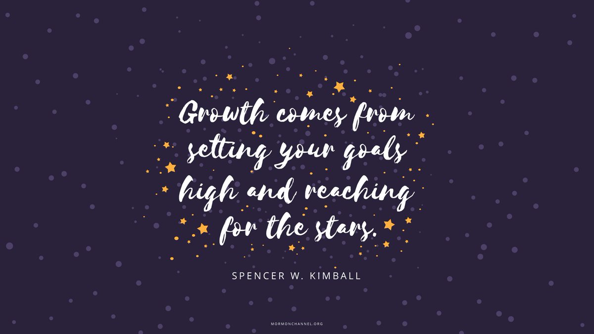 mormonchannel's tweet photo. What will your #goals be this year? #QOTD https://t.co/pXRretsLsk
