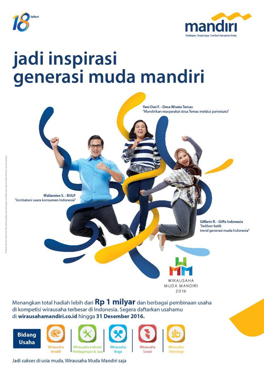 banjarmasinpost's tweet photo. @youngmandiri @drajadsatrio #WMM2016 https://t.co/KvTqFhJAAH