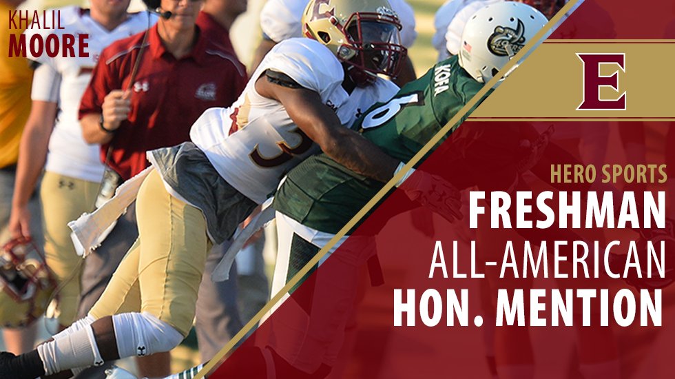 Elon Phoenix (@elonphoenix) on Twitter photo Big honor for <a href="/ElonFB/">Elon Football</a>'s Khalil Moore - Honorable Mention Freshman All-American! bit.ly/2hM2IXu #phoenixrising #CAAFB Big honor for <a href="/ElonFB/">Elon Football</a>'s Khalil Moore - Honorable Mention Freshman All-American! bit.ly/2hM2IXu #phoenixrising #CAAFB
