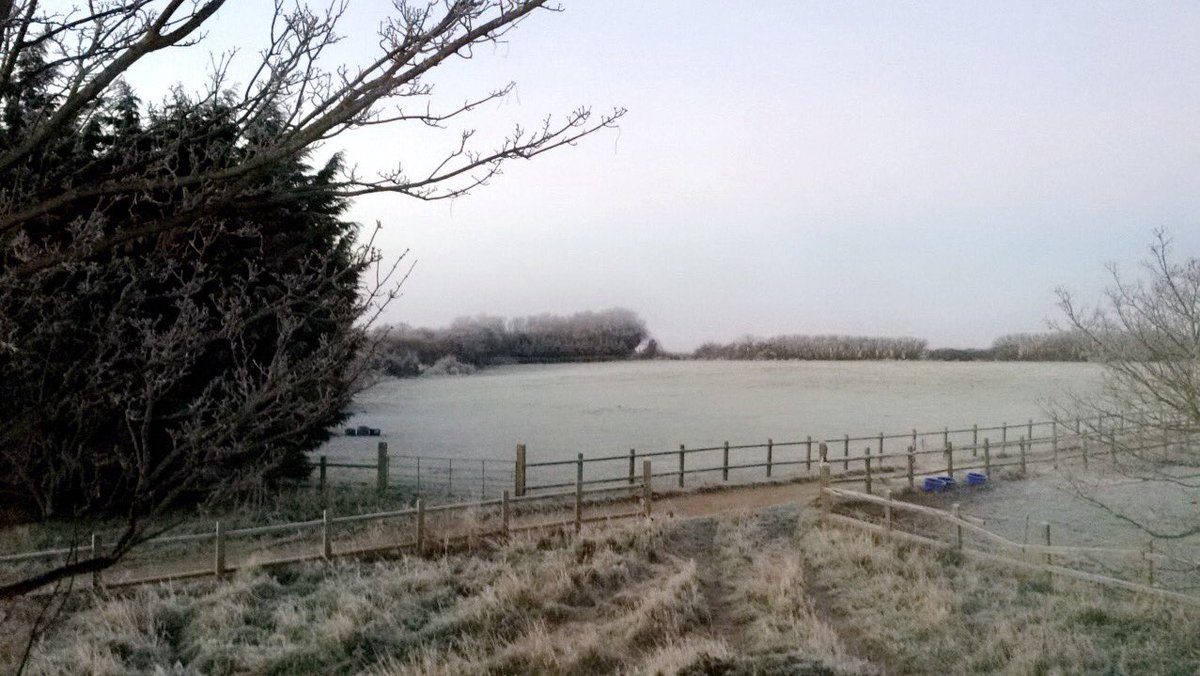 It's a cold one outside this morning... -3 at the moment. Horses are waiting for their breakfast so we better brave the cold! ☃