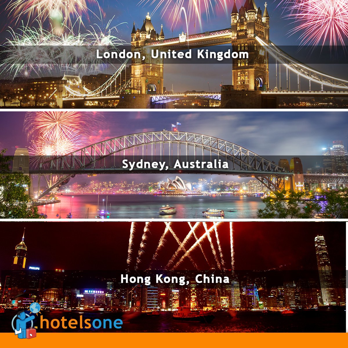 HotelsOne's tweet photo. See our top 3 picks of best place to be when the clock strikes midnight on December 31! https://t.co/OUU67lUKty