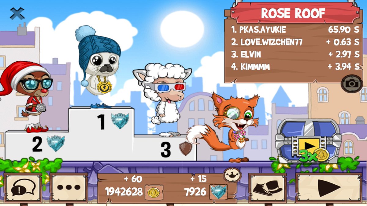 ayie_fr2's tweet photo. Get on my level, son! #funrun2 #WiZCHeN77 #Elvin #Kimmmm https://t.co/8hL63Twoaf