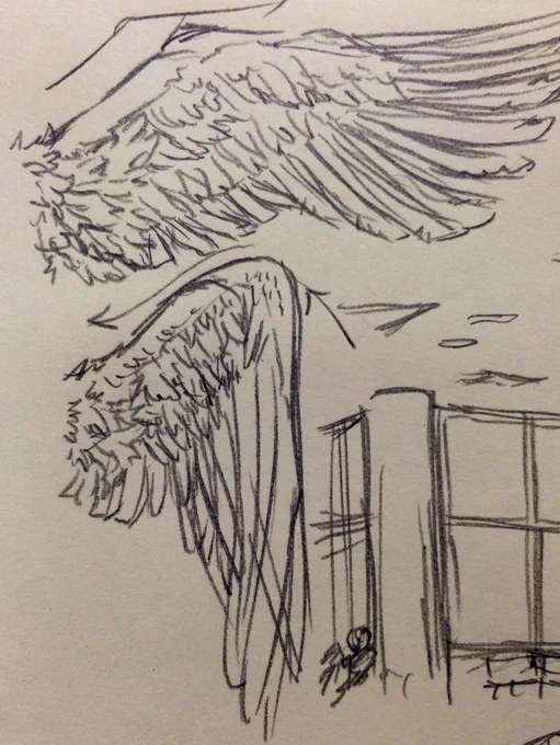 暇過ぎて落書きしてた 