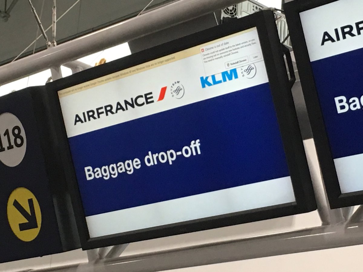 system_normal's tweet image. You&apos;ll need to look closely to see this system&apos;s status, but here&apos;s the tldr: Old Windows = no more Chrome updates #system #status #baggage