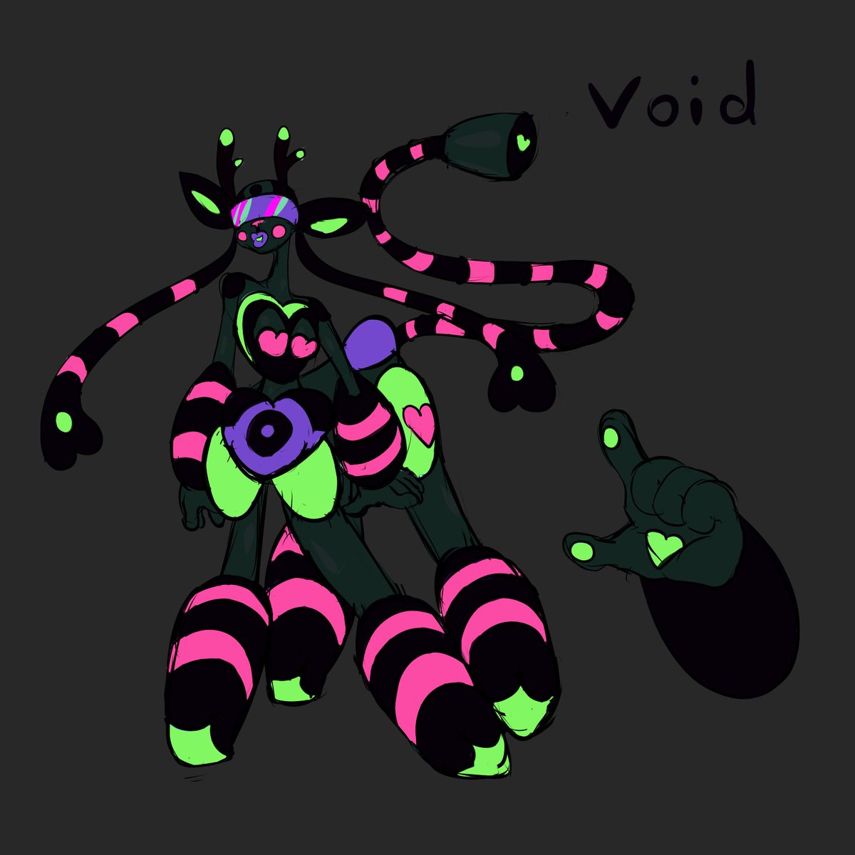 Creativeborne's tweet image. Void colour and glow!