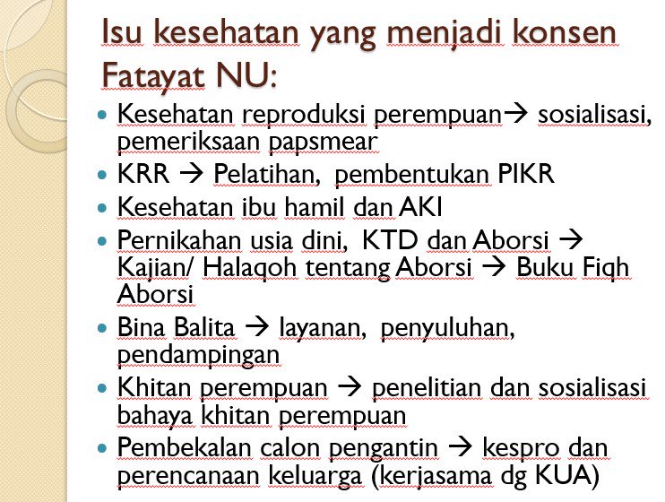 pkbidiy's tweet photo. Isu kesehatan yang menjadi konsen Fatayat NU.
#InfoPKBI #DIYupdate https://t.co/Yw5DjZqkx0