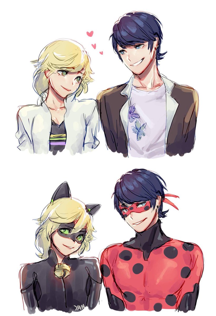 Tfny¹²⁷ On Twitter Miraculousladybug Chatnoir Ladybug