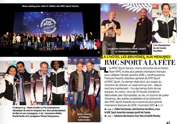 #RMCSportGames dans <a href="/GALAfr/">Gala</a> !😃 Merci <a href="/AlexandreMaras/">Alexandre Maras</a>