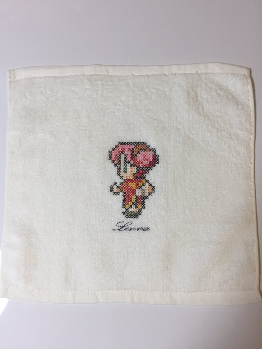 刺繍屋a2 あっくん En Twitter ハンカチ紹介します 一度縫いの白無地です サイズは28センチの程の正方形です 1つずつしかありません Ff6からティナ セリス モグ Ff5からモンクレナ Ff6 Ff5