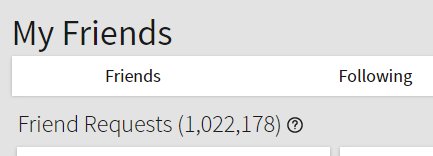 X 上的Bloxy News:「When you receive a friend request, Roblox will now tell you if you have any mutual friends in common with that person. 👥 / X