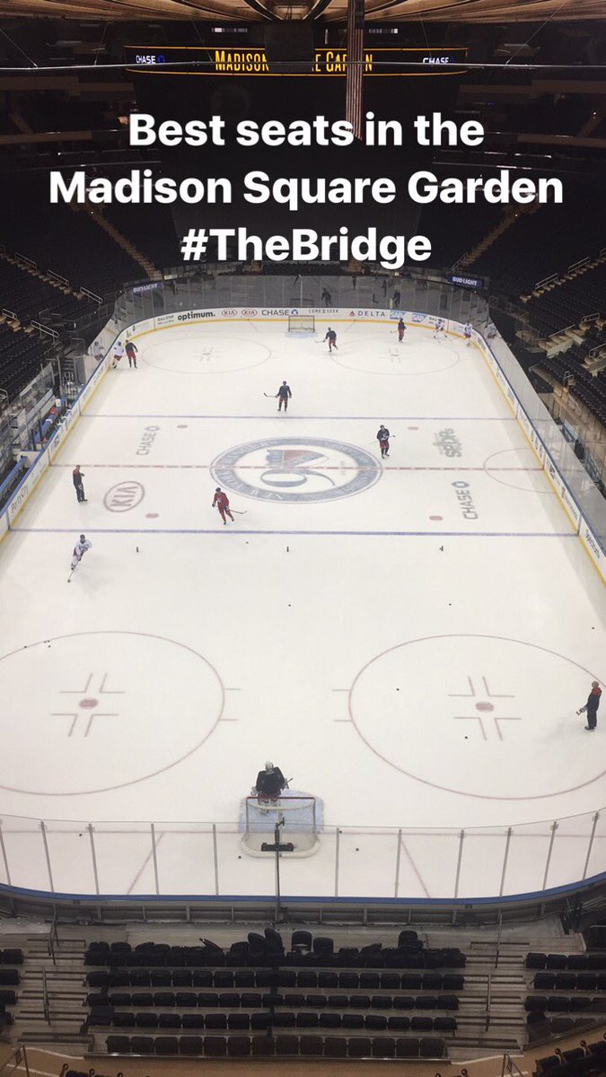 New York Rangers at the Madison Square Garden #TheBridge 🇺🇸