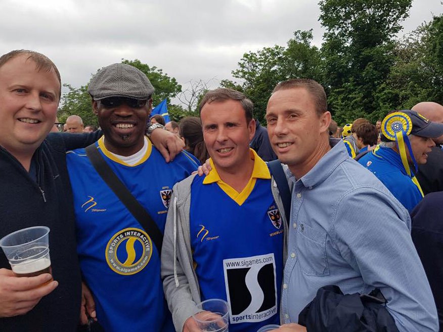 AFCWimbledon's tweet photo. As a very successful 2016 for the Dons nears an end, more #mydonsyear pics with fans of all ages featured:  https://t.co/HzG6gAt13C #AFCW https://t.co/CsBUh0lKWa