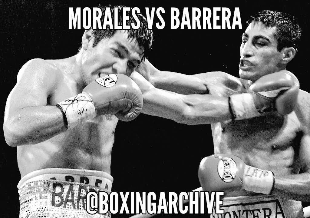 BoxingArchive's tweet image. Erik Morales defeats Marco Antonio Barrera to unify the WBO WBC super bantamweight belts
Named 2k fight of the year by Ring Magazine #boxing