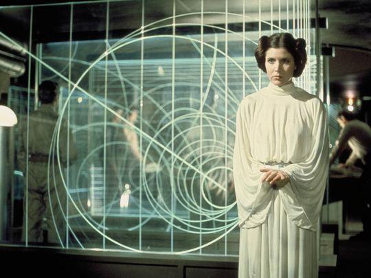 PHOTO OF THE DAY. Carrie Fisher (1956-2016), as Princess Leia in Star Wars (1977)