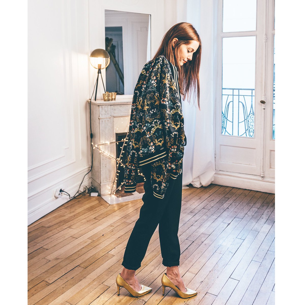 Notre Bomber Charlotte est votre coup de coeur pour les fêtes mais il se porte aussi le jour sur koukaparis.com ❤️ #eshop