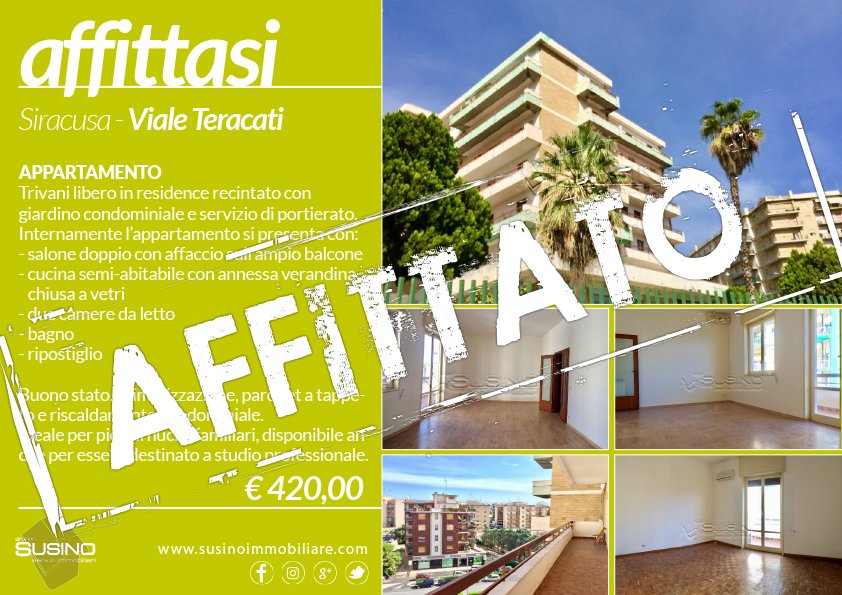 SusinoSR's tweet photo. AFFITTATO!
https://t.co/3AGqSX0eWW | Via Adige, 10 - Siracusa | 0931-21888
#grupposusinoimmobiliare #realestate #siracusa #affittisiracusa https://t.co/JGt6m6agCB