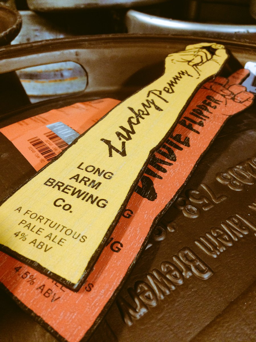 Just taken our first beers from <a href="/longarmbrew/">Long Arm Brewing Co</a> - make sure to swing by for a swift one over the next week! #Cheers #NewYearNewBeer