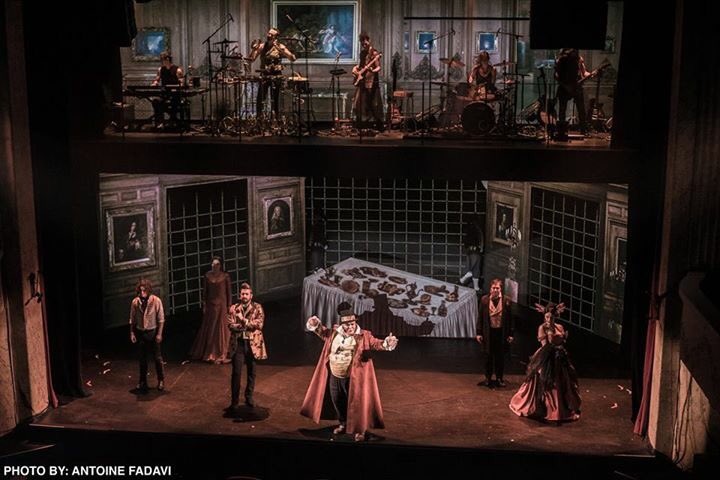 LeRougeLeNoirOR's tweet photo. • Acte I •
Dîner chez les Valenod
@yoannlaunay / Géronimo - "Que c'est bon d'être un bourgeois" 
#lerougeetlenoir #operarock #live #musical https://t.co/wJXuzKnIKs