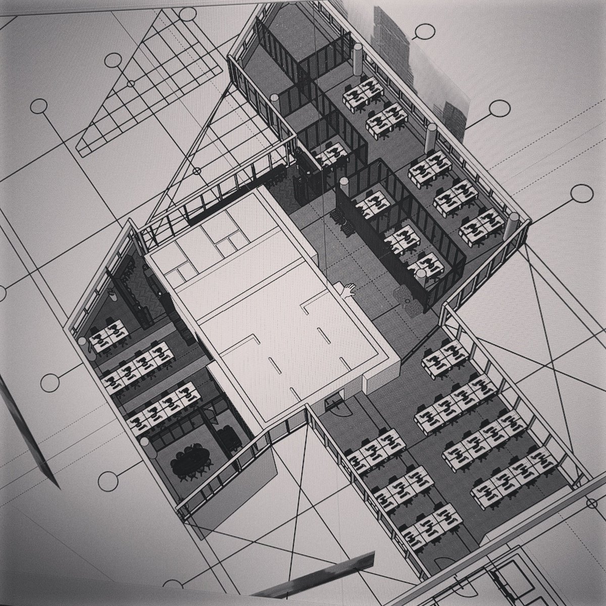 WierdaDesign's tweet image. Ook in de laatste week van 2016 werken wij nog lekker door #interiordesign #officespace #amsterdam #zuidas #interior