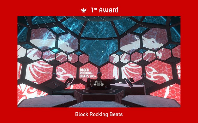 blockrbeats's tweet photo. We are thrilled to announce @blockrbeats has been awarded with the FIRST PRICE by the jury of the #MSIVRJAM! Thanks for the support! #VR https://t.co/vuSwH1kdR0