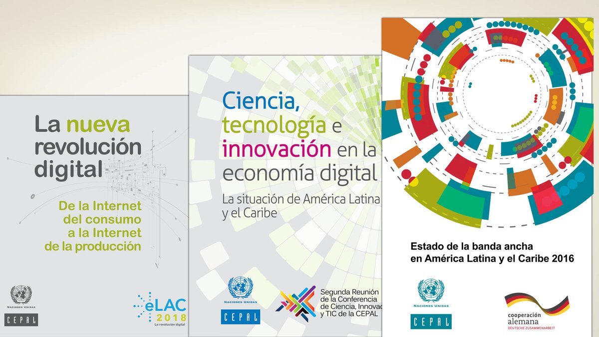 cepal_onu's tweet photo. Estos documentos de #CEPAL resumen la situación actual de #ALC en materia de ciencia, innovación y TIC ¡Consúltalos! https://t.co/N6usmExIgT https://t.co/6l6gujCyo5