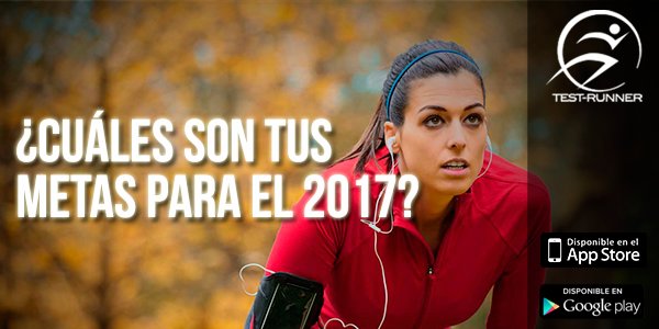 testrunner_app's tweet image. Cuéntanos que tienes pensado para el año que se nos viene :)