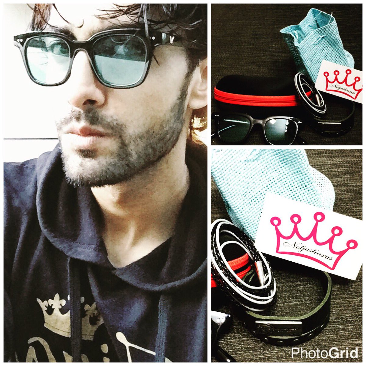 ROHITPUROHIT00's tweet photo. Thanks @notjustiaras for sending these super cool accessories😇😇
Love these green tint sunglasses 😎 and the bracelets.
#notjustiarasmumbai https://t.co/Oyrw8qHNx9