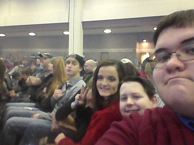 KyleJB2016's tweet image. #xtremewinter Day 2. No voice. But for a good reason. Skillet got me with no voice. @skilletmusic