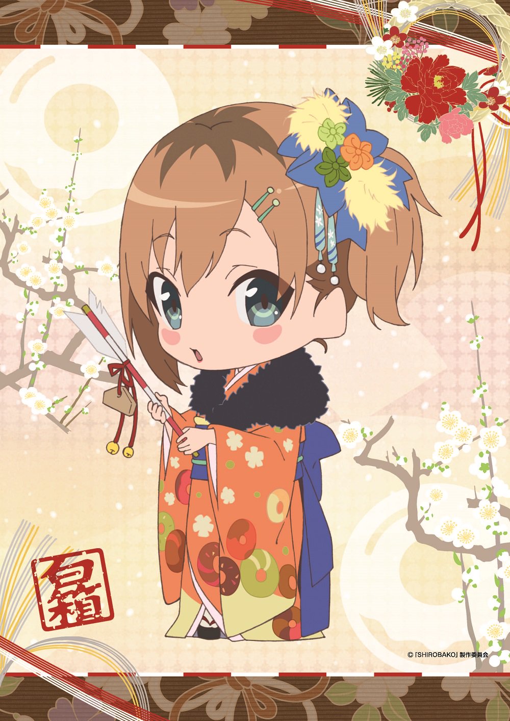 SHIROBAKO 宮森あおい アクリルスタンド Sunny Summer（劇場版