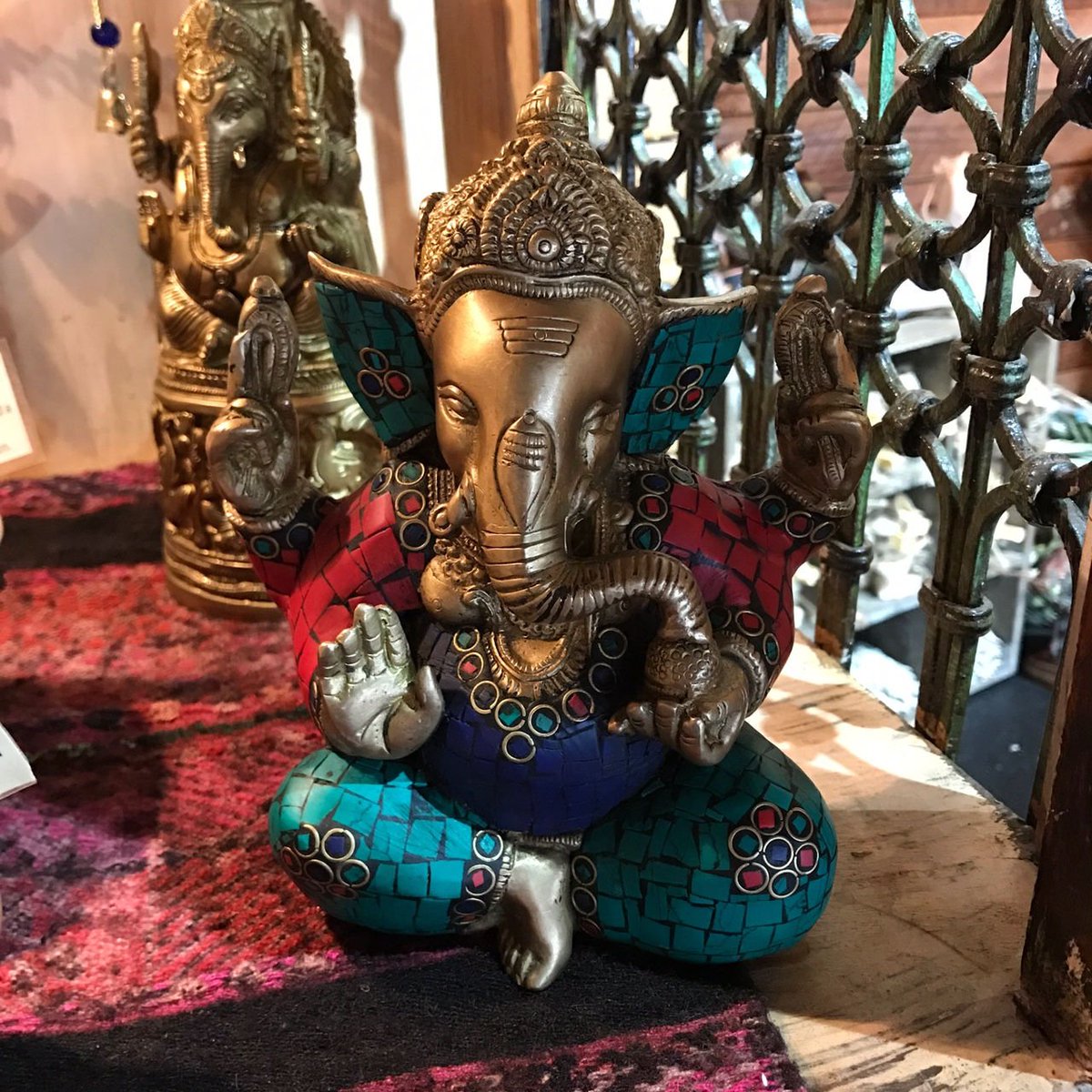allyuspa's tweet photo. #Ganesha is the Lord of Good Fortune &amp; Remover of Obstacles. He is often invoked at the beginning of any new venture in hopes of success. https://t.co/bs7ersfbof