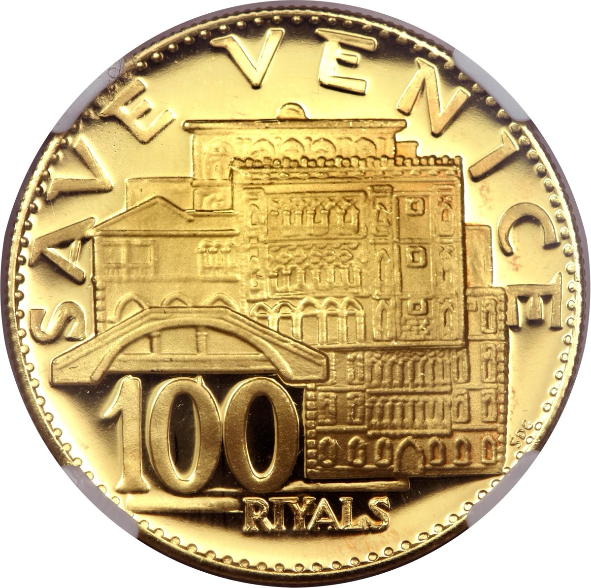 coinmania's tweet photo. UAE - Emirate of Ajman Gold Proof Coin 1971
100 Riyals - Save Venice
Purity .900
#MiddleEast #Italy #city https://t.co/Ezk2Fyecip