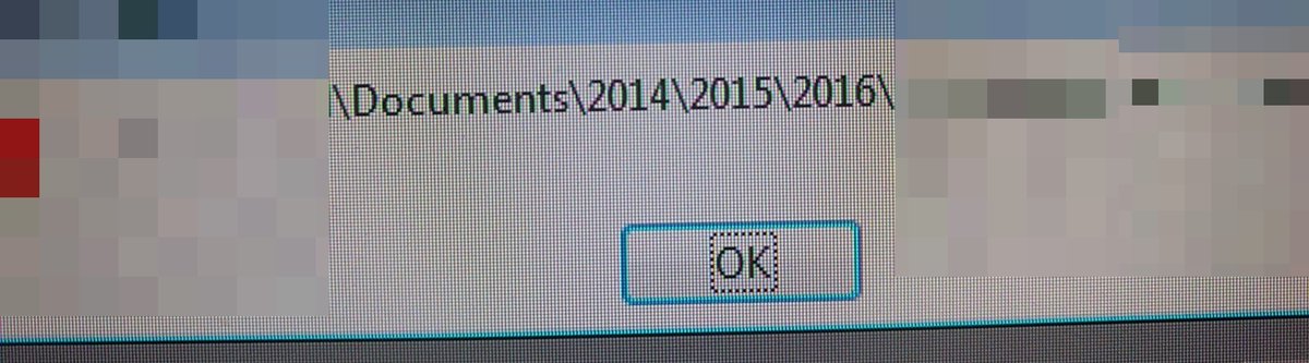 DumasRaphael's tweet image. Doing #familytechsupport, Dad complains he has to click thru too many folders to get to his docs. 
I fix. 
Next he complains they won&apos;t open