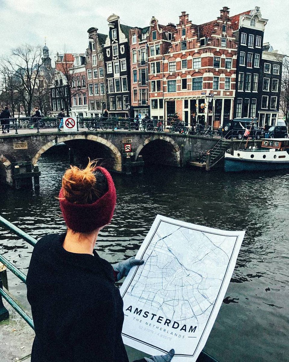 From the heart of Amsterdam to anywhere in the world - Use "HOLIDAYSALE15" for 15% OFF your favourite place at Mapiful.com